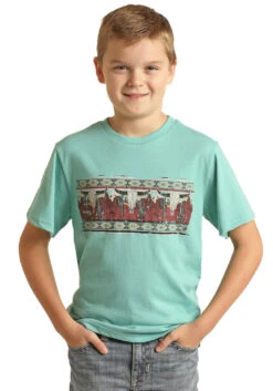 Boy's Rock & Roll Cowboy Dale Brisby T-Shirt #RRBT21RZME
