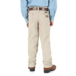 Boy's Wrangler Cowboy Cut Original Fit Jean #13MWBTN (8-16) -Little Cowboys ww re 13MWBTN hr 2